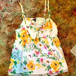 Torrid Floral Tank Top NWT Women’s LARGE